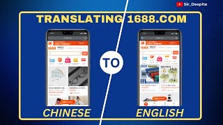 How to Translate 1688 website from Chinese to English  Mini Importation Training [upl. by Mllly194]