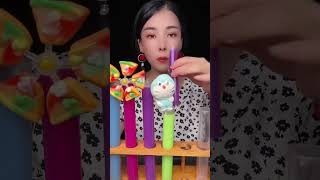 Rainbow drink🌈🌈 asmr mukbang funny drink [upl. by Vanderhoek]