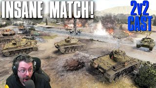 INSANE MATCH  2v2  CAST  Company of Heroes 3 [upl. by Disharoon]