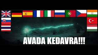 quotAVADA KEDAVRAquot in Different Languages  Lord Voldemort Kills Harry Potter [upl. by Schwab]