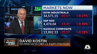 Stock market pricing in soft landing enviroment says Goldmans David Kostin [upl. by Aicelav]