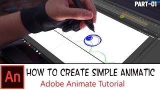 How to Create a Animatic in Adobe Animate  Scared Eyes Simple Animatic  Part01 [upl. by Glarum109]