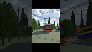 MicroTrolleybus Simulator Старый город 4 маршрут bestbussimulatorgamesforandroid trolleybus [upl. by Citarella]