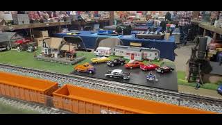 Ray reporting from Timonium Train Show modelrailroad autism halloweentrain [upl. by Aleece265]