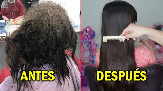 CABELLO SIN NUDOS NI ENREDOS  RUTINA DE NOCHE  May López [upl. by Llertnahs]