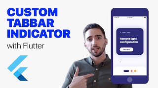 Flutter  Custom TabBar Animation [upl. by Ahsetan758]