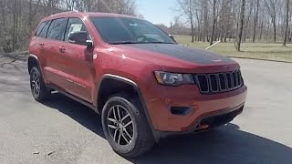 2017 Jeep Grand Cherokee Trailhawk 4X4WalkAround VideoInDepth Review [upl. by Attelrahs]