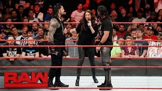 Seth Rollins and Roman Reigns are out for Braun Strowman Raw Dec 26 2016 [upl. by Medeah]