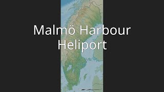 Malmö Harbour Heliport [upl. by Lledroc]