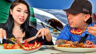 PROBANDO LA COMIDA MEXICANA CON AIDA 🔥🌶️  WESTCOL [upl. by Nivaj242]