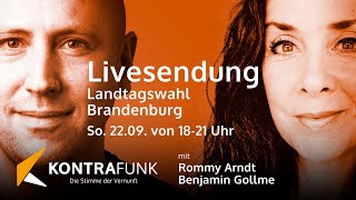 🔴 KONTRAFUNK live – Sondersendung zur Landtagswahl in Brandenburg [upl. by Rudyard]