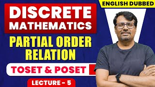 Discrete Mathematics in English  Partial Order Relation  POSET in Discrete Mathematics By GP Sir [upl. by Ynatsyd]