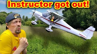 Learning to fly a REAL Airplane  My instructor got out [upl. by Croom]