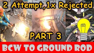 HOW TO CONDUCT EXOTHERMIC WELDING  BARE COPPER WIRE TO GROUND ROD  PART 3 [upl. by Bilski]