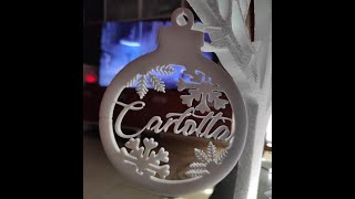 PolyShaper Tutorial  Come realizzare le palline di natale in polistirolo personalizzate [upl. by Anaitsirc]