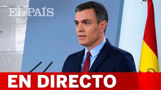 DIRECTO CORONAVIRUS  Pedro SÁNCHEZ comparece ante los medios [upl. by Araccot]