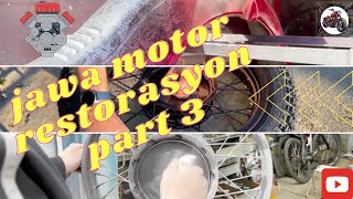 JAWA MOTOR RESTORASYON PART 3 [upl. by Haym740]