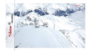 A breathtaking view over the VALLUGA in St Anton am Arlberg [upl. by Etsyrk269]