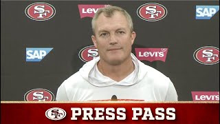 John Lynch Shares Updates on WR Ricky Pearsall  49ers [upl. by Inajna]