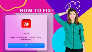 Adobe Installtion Error How to Fix adobe failed to launch task [upl. by Mcadams]