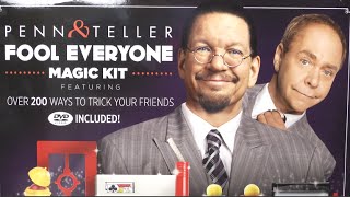 Penn and Teller Fool Everyone Magic Kit from FUN Incorporated [upl. by Haelak]