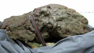 Sikhote Alin Meteorite 560kg 1232 lbs a big oriented iron meteorite [upl. by Chilcote975]