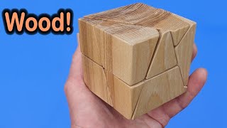 Wooden Golden Cube Puzzle Revealed at Dutch Cube Day [upl. by Audette]