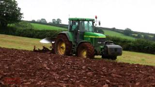 Ploughing with John Deere 7810  the Classic [upl. by Ylagam898]