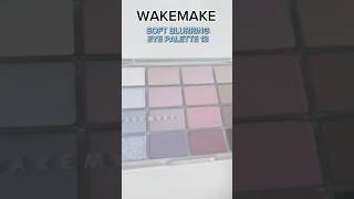 Wakemake eyeshadow🩵soft blurring eye palette 13 おすすめにのりたい コスメ wakemake eyeshadow [upl. by Essex]