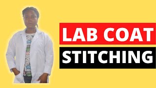 HOW TO MAKE A LAB COAT  Stitching  Doctors lab coat  Doctors apron  Medical apron  CuteLuks [upl. by Araeic]