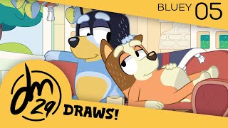 quotWhere are the kidsquot dm29Draws Bluey No05 [upl. by Diella]