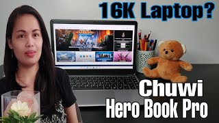 Chuwi Hero Book Pro Laptop 141 Inch 8GB 256GB SSD  Windows10 Unboxing and Full Review [upl. by Eisnil]