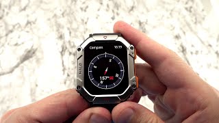 Smartwatch KR80 Unboxing and quick view [upl. by Robinette734]