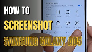 How to Screenshot Samsung Galaxy A05 [upl. by Eastman282]