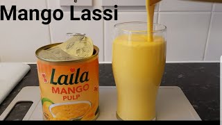 Mango Lassi Recipe With Mango Pulp In 3 MinutesMango Smoothie SUMMER DRINK [upl. by Eniagrom386]