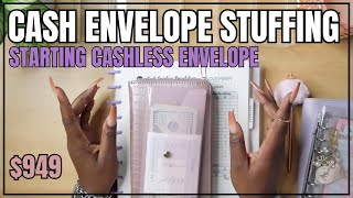 CASH ENVELOPE STUFFING  INTRODUCING A CASHLESS ENVELOPE FOR THE 1ST TIME [upl. by Htidra519]