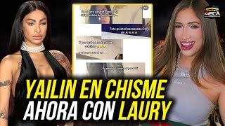 YAILIN LE TIRA INDIRECTAS A LAURY SAAVEDRA [upl. by Cheadle]