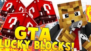 GTA LUCKY BLOCK MOD CHALLENGE 2vs2 PVP  Minecraft  Lucky Block Mod  JeromeASF [upl. by Nahn698]