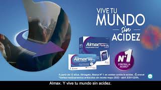 ALMAX ¡Y Vive Tu Mundo Sin Acidez  Spot TV 2024 10s [upl. by Aruasi309]