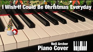 I Wish It Could Be Christmas Every Day  Wizzard  Roy Wood  Piano Cover  Sheet Music [upl. by Ettenil]