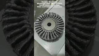 Automatic Knotted Steel Wire Wheel Brush Making Machine [upl. by Norag]