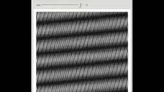 Moire Pattern of Two Straight Line Patterns [upl. by Coryden]