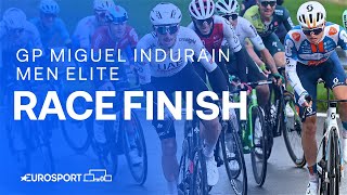 GUTSY WIN 🥇  Gran Premio Miguel Indurain 2024 Race Finish  Eurosport Cycling [upl. by Iraam]