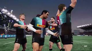 Gallagher Premiership 20242025 Round 1 Harlequins vs Saracens [upl. by Eenert]