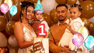 የአዳም 1 ዓመት ልደት በደማቁ ተከበረ 🎉🎉🎉 [upl. by Florio]