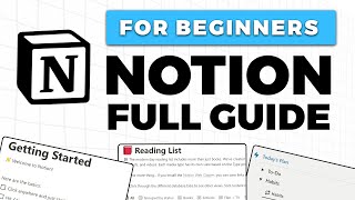 Notion Tutorial for Beginners in 2023 Full Guide [upl. by Atterehs]