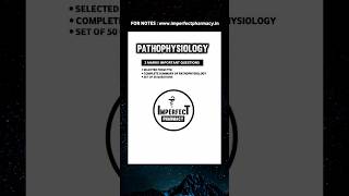 Pathophysiology 2 marks important questions  Bpharma 1st Semester bpharma [upl. by La]