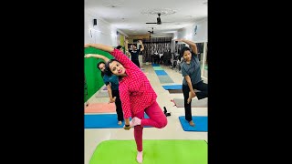 हर प्रकार का योगाभ्यास सीखियेLearn and do Yoga every day for healthMorning live with Dr Sandhya [upl. by Eesdnyl]