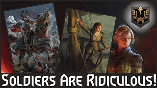 Renfri Soldiers Are Still Insane Gwent Nilfgaard Imperial Formation Deck [upl. by Issy824]