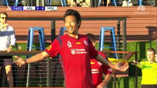 Adelaide United vs Newcastle Jets Highlights  Round 9 202324 season [upl. by Prosper]